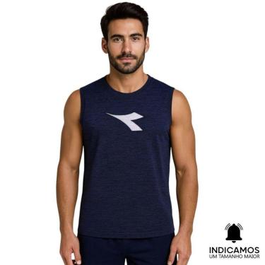 Imagem de Regata Machão Diadora Big Logo EXC Masculina - Marinho XGG-Masculino