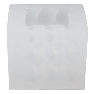 Imagem de Aqur2020 Molde de Coração de Silicone, Molde de Chocolate de Sabão de Vela Em Formato de Amor 3D, de Cubo de Bolha Resistente a Altas Temperaturas de Qualidade (M)