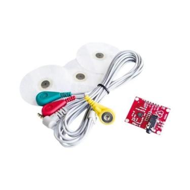 Imagem de Módulo ecg ad8232 kit de módulo de sensor de monitoramento ecg de puls