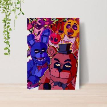 Imagem de Quadro Five Nights at Freddy s FNAF A4  Placa MDF 09 - Lomi Art