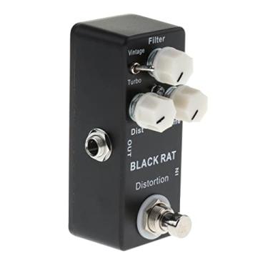 Imagem de JWQFBC Indicador de Pedal de Distorção para Guitarra Aluminum Black Rat