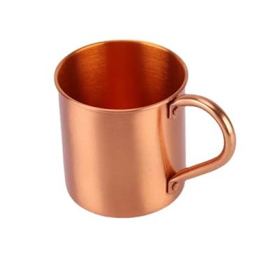 Imagem de Caneca de cobre puro de 450 ml, 473 ml, durável, cobre, caneca de café, copo de leite, cobre, copo de coquetel
