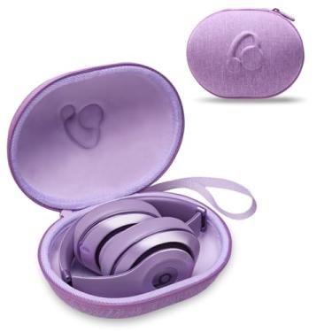 Imagem de LTGEM Capa de fone de ouvido compatível com fones de ouvido Beats Studio 3/Solo 4/Studio Pro/Solo 3, roxo