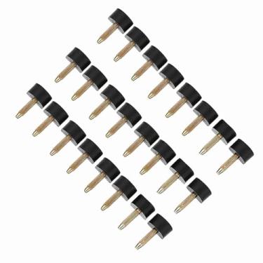 Imagem de Naroote Dicas de Substituição de Salto Alto, Protetores de Calcanhar para Reparo de Sapatos Antiderrapantes para Caminhadas Confortáveis ​​para Mulheres, 24 Peças (13x13cm)
