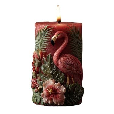 Imagem de Molde cilíndrico animal pássaro onda espiral molde de silicone - moldes de fundição de resina de silicone para velas, resina e sabão artesanato suprimentos