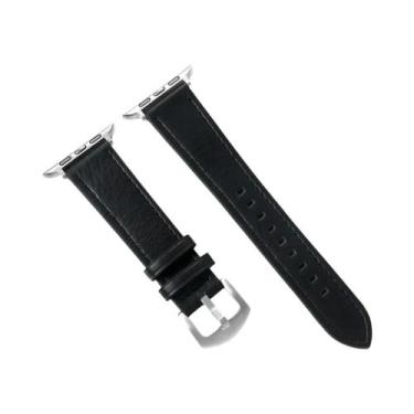 Imagem de Pulseira De Couro De Alta Qualidade Para Apple Watch Masculina Para Sé