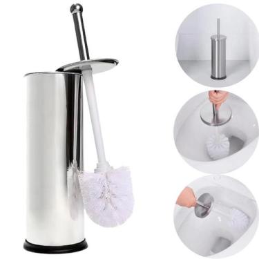 Imagem de Escova Limpeza Inox Aço Sanitária Privada Luxo - Relet