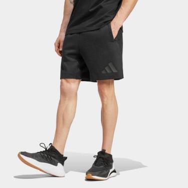 Imagem de Short Adidas Casual Sport Masculino, Preto, G