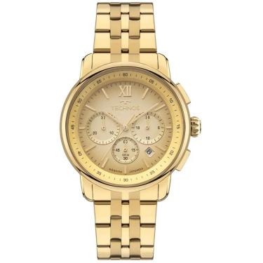 Imagem de Relógio Technos Masculino Ref: Js25bco/1x Cronógrafo Dourado