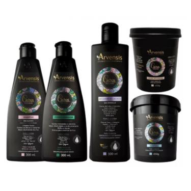 Imagem de Kit Arvensis Ondulados Sh Cond Ativador Máscara Geleia Suave
