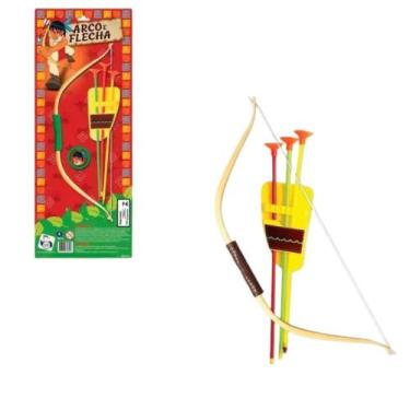 Imagem de Arco e Flecha Infantil Brinquedo com Alvo - Pica Pau