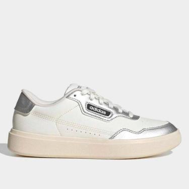 Imagem de Tênis Adidas Park ST Feminino, Branco, Prata, 36