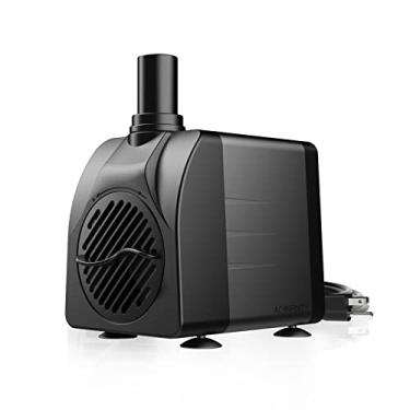 Imagem de AC Infinity Bomba de água submersível 800 L/H, controle de pressão de fluxo de tanque de peixes ultra silenciosa de 18 W com bomba de elevação de 1,5 m para aquários, fontes, lagoas, piscinas