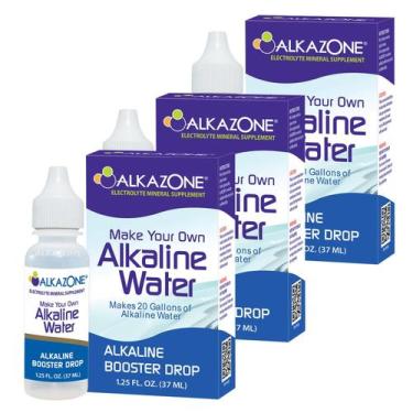 Imagem de Alkazone Pack de 3 Gotas para Potenciar Agua Alcalina, 37 ml Cada Una