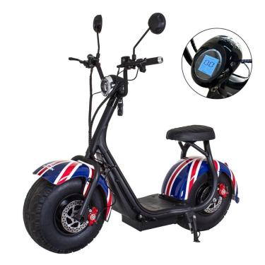 Imagem de Scooter Elétrica WeHawk 1000W WX-07 – Bateria de Lítio 60V 20Ah, Velocidade até 50km/h