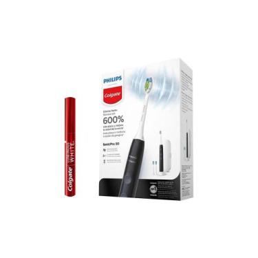 Imagem de Escova de Dente Elétrica Philips Colgate SonicPro 50 + Caneta Clareado