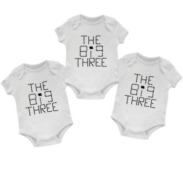 Imagem de Body Bebê Trigêmeos The Big Three - Artgeek