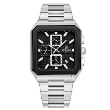 Imagem de Relógio multifuncional masculino quadrado moda luminosa reward -, Prat