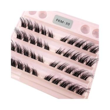 Imagem de Extensões De Cílios 3D Naturais De Visón E Raposa, Cachos Individuais 