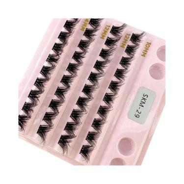 Imagem de Extensões De Cílios 3D Naturais De Visón E Raposa, Cachos Individuais 