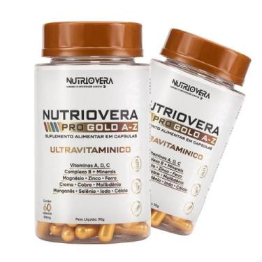Imagem de Kit 2 Pro Gold A - Z Nutriovera Ultra Vitamínico Nutrição