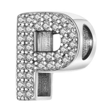 Imagem de Pulseira De Prata 925 Com Berloques De 26 Letras Clássicas Para Mulher