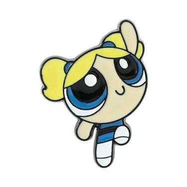 Imagem de Broche De Esmalte De Desenho Animado Menina Voadora Anime Infantil Par