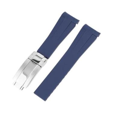 Imagem de Pulseira De Borracha À Prova d'Água De 20mm Para Rolex Série Ghost Day