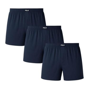 Imagem de Kit 3 Cueca Samba Canção Viscose Premium Fibra de Bambu Pijama para Do