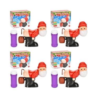 Imagem de Máquina De Bolhas Do Papai Noel Para Crianças Com Música E Luz, Brinqu