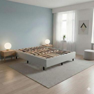 Imagem de Base Box Na caixa Queen Size Desmontável 156x197 Fácil Montagem - Tuia