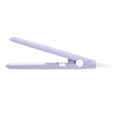Imagem de Mini Chapinha Prancha Alisadora De Bolsa Portátil lilás