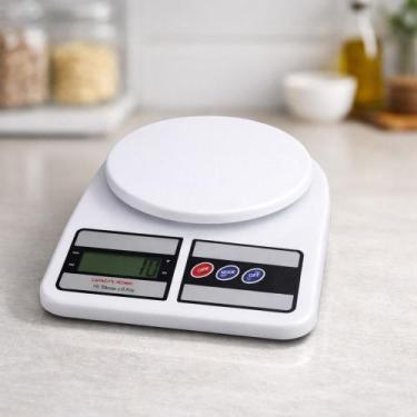 Imagem de Balança Digital Cozinha 10kg Alta Precisão Pesar Alimentos - Lehavi