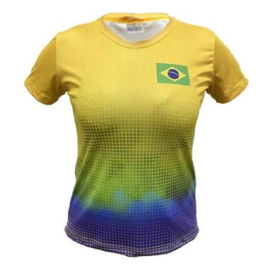 Imagem de Camisa Feminina Especial da Copa Verde e Amarela - Raju P, P