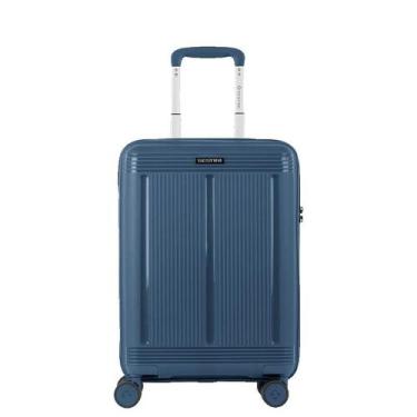 Imagem de Mala de Viagem Bordo com Rodas 360 PP Pulse - Azul Petróleo, Azul, Bor