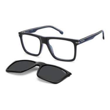 Imagem de Armação de Óculos Carrera Ca 387/c Pjp 56 Preto Brilho-Masculino