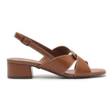 Imagem de Sandália Salto Bloco Entrelaçada Lançamento Anacapri-Feminino