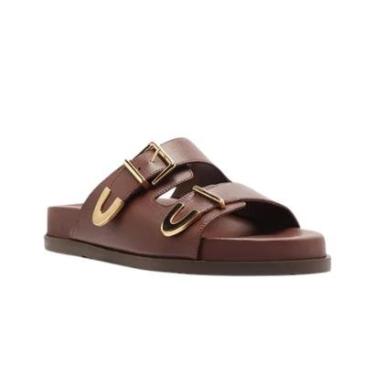 Imagem de Papete Arezzo Tiras Metais Fivela-Feminino