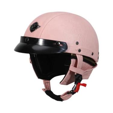 Imagem de Capacete De Moto Vintage Aberto Retrô Para Scooter UCHOOSE Alemanha, B