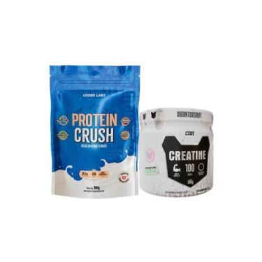 Imagem de Kit Whey Protein Crush 900g + Creatina 300g 100% Pura Under Sabor Whey