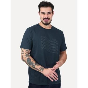 Imagem de Camiseta Individual Slim Fit Trail Rubber Estampa Azul Marinho 42.54.6886 48-Masculino