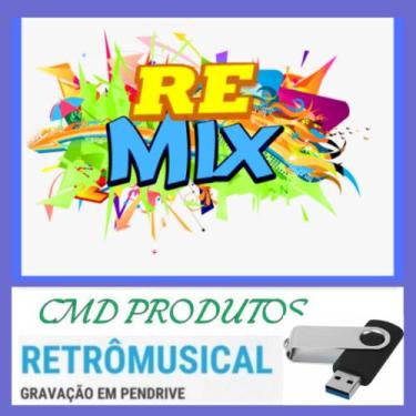 Imagem de Pen drive 8gb com Músicas = Remix - Nacional e Intern. (mp3) Em Pastas
