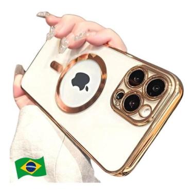 Imagem de Capa Case compatível para iP 14 Pro Max com Magsafe Colors Blindex Lux