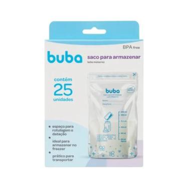 Imagem de Kit 25 Sacos para Armazenar Leite Materno 200ml Buba 9923