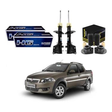 Imagem de Kit Amortecedor Dianteiro Strada 1.6 2011 A 2017 - Nakata