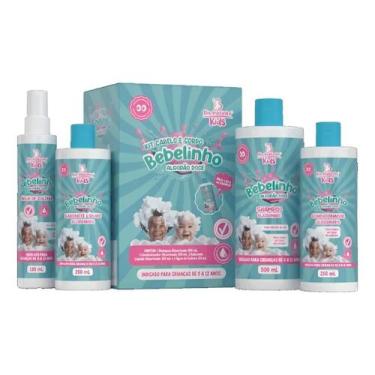 Imagem de - kit cabelo e corpo bebelinho algodao doce bio instinto kids 4 itens-