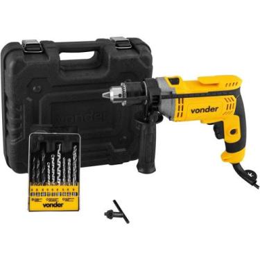 Imagem de Furadeira de Impacto 710W 220V com 9 Brocas FIV709 Vonder, 220V