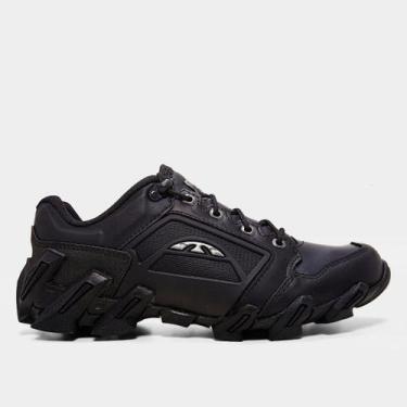 Imagem de Tênis Couro Bull Terrier Titanium Low Masculino, Preto, 41