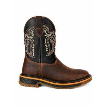 Imagem de Bota Country Texana Em Couro Passo Livre 306 Working Masculino-Masculino