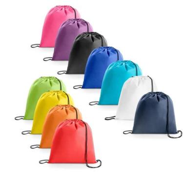 Imagem de Mochila Saco Bolsa Unisex Em Poliéster Academia Futebol Trilha Escola 